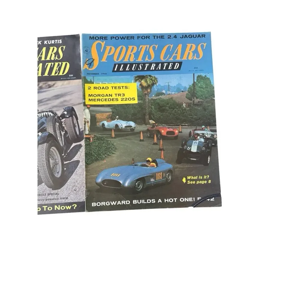Sports Cars Illustrated Magazines 5 Issues 1956 1957 Mercedes Austin Healey READ